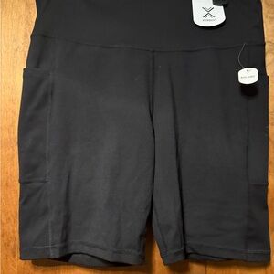Xersion Women's Classic Black Bike Shorts